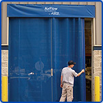 AirFlow Mesh Barrier Door