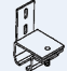 wall mount track bracket