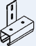 wall mount track splice